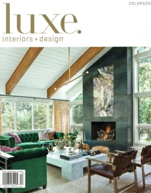 Luxe Interiors + Design magazine cover